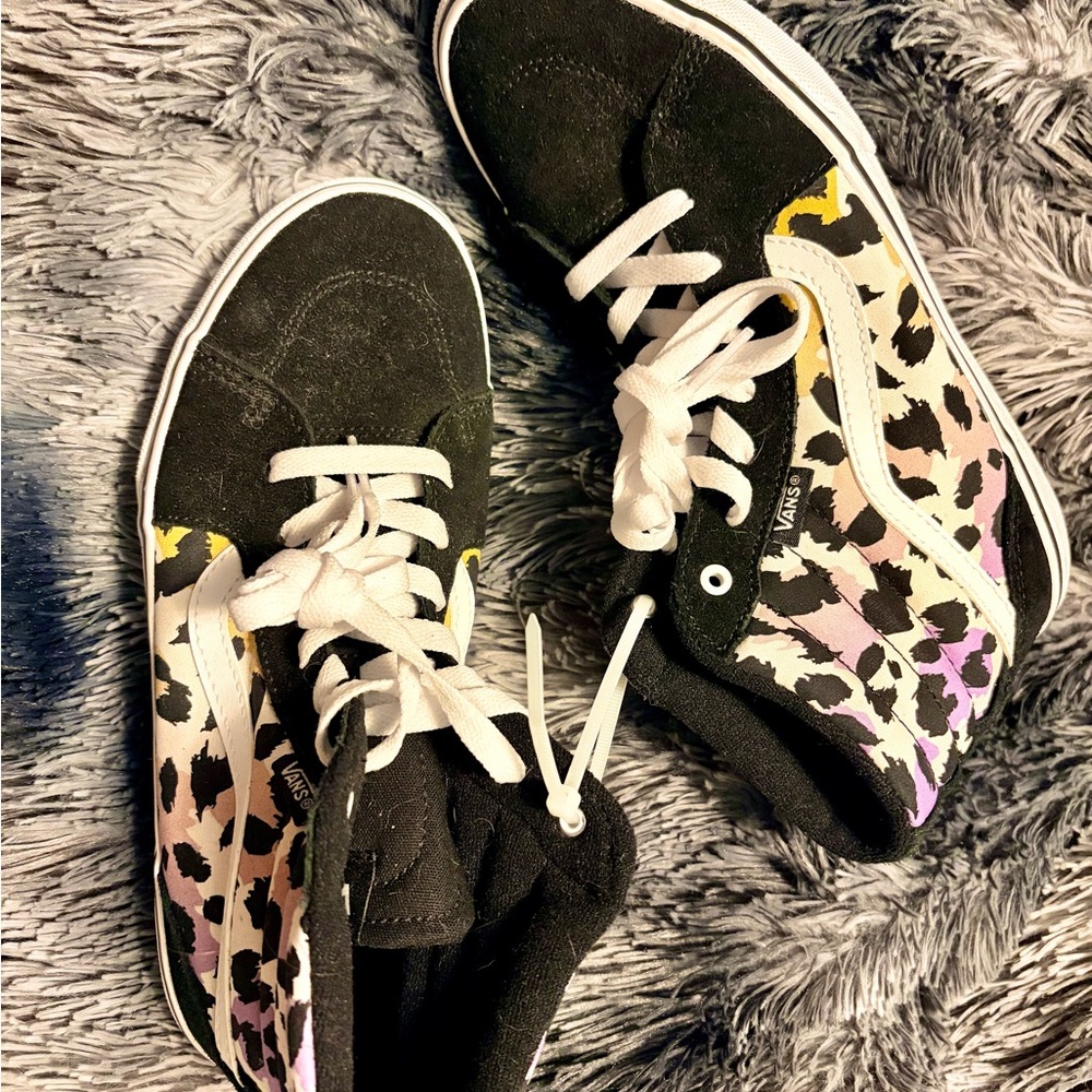 Vans Leopard 🐆 Print Multicolor High-Tops
